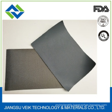 Made in China 17mil thickness gray color Teflon single side coated fiberglass cloth